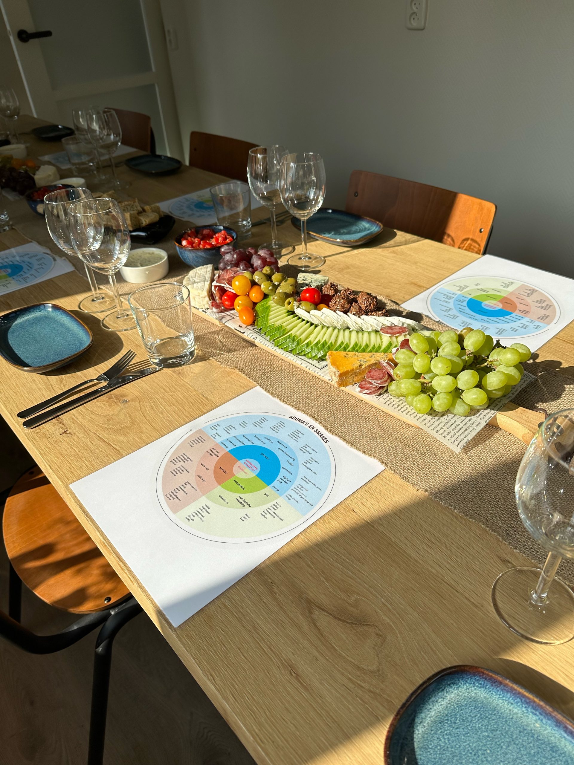 Wijnproeverij in Het Proeflokaal